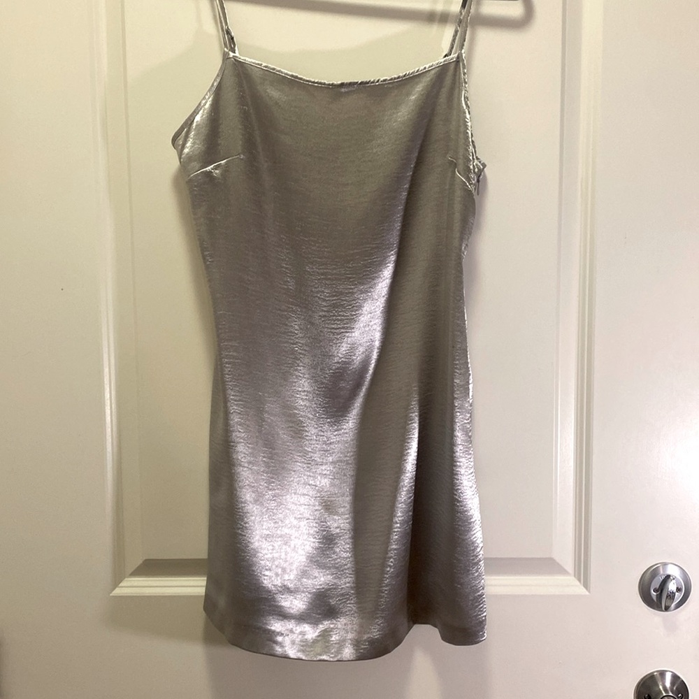NWT French Connection dress in Silver size 6